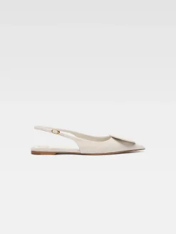 Online Jacquemus De Duelo platte slingbacks LightGreige