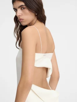 Clearance Jacquemus De Elica jurk White