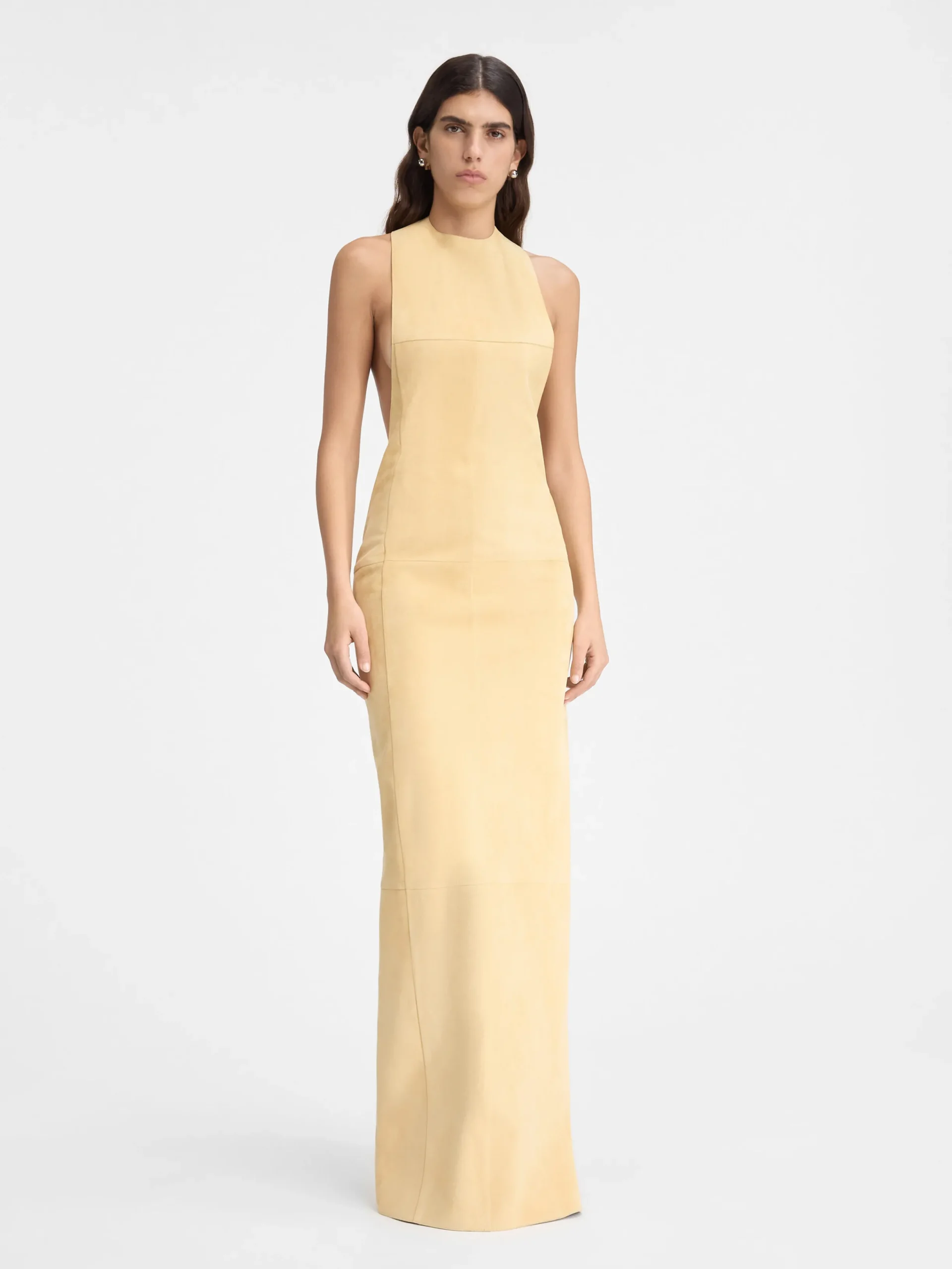 Clearance Jacquemus De Favola lange jurk Beige