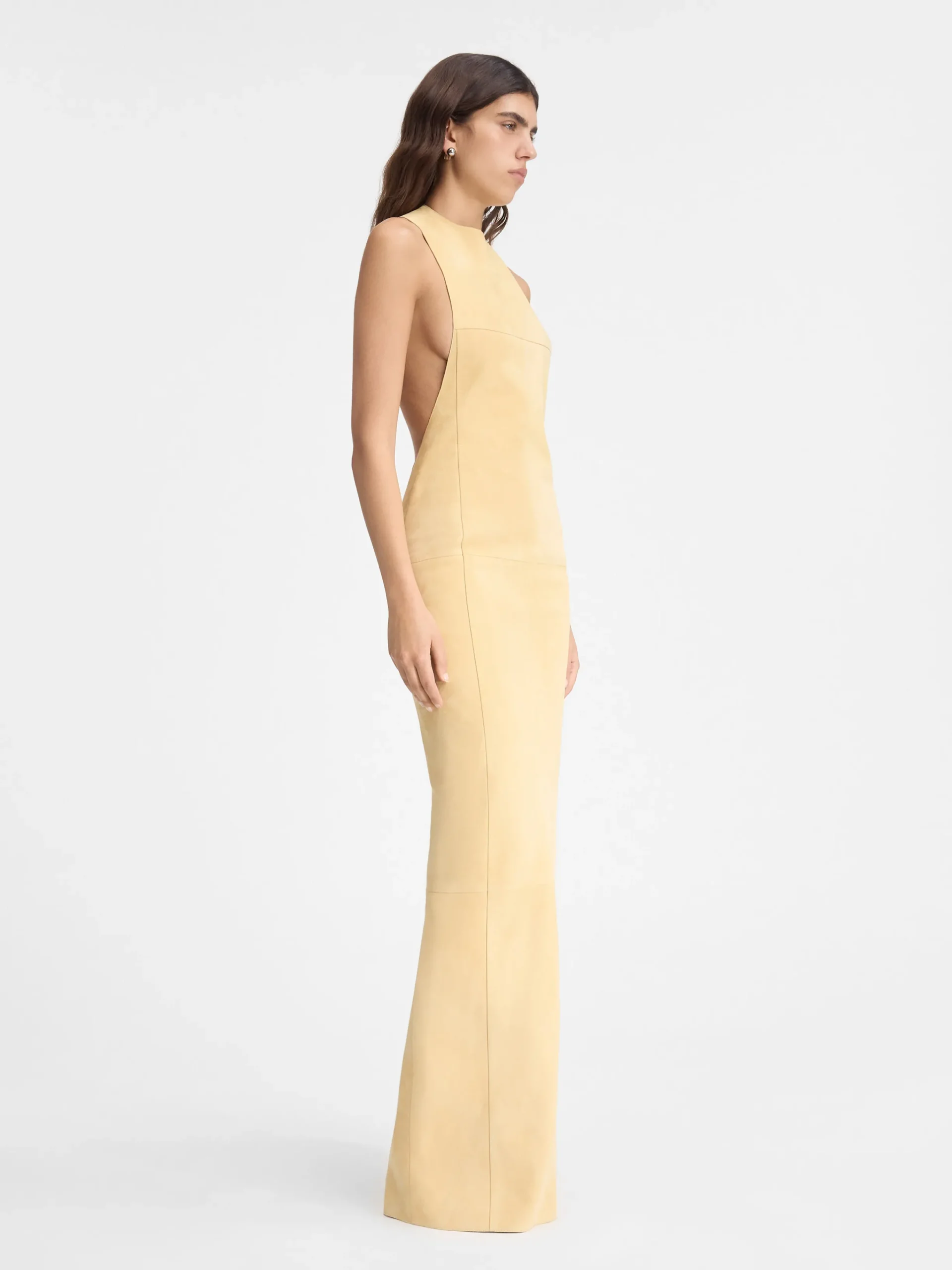 Clearance Jacquemus De Favola lange jurk Beige