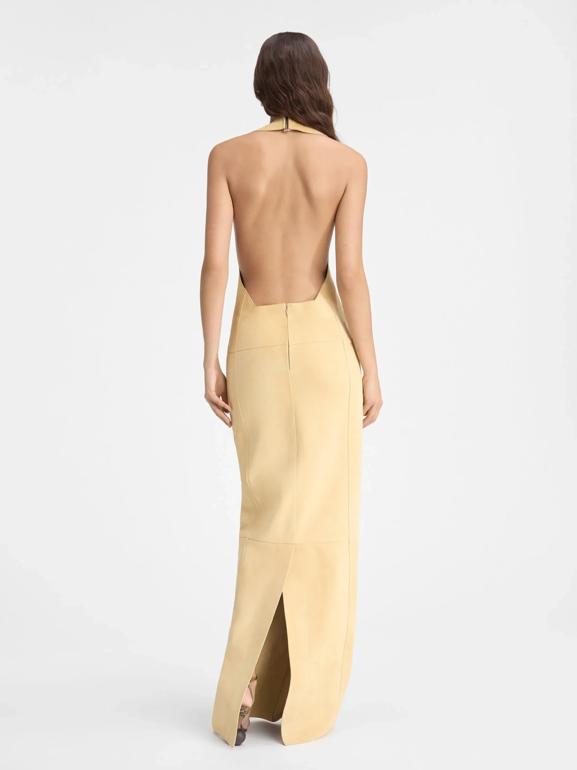 Clearance Jacquemus De Favola lange jurk Beige
