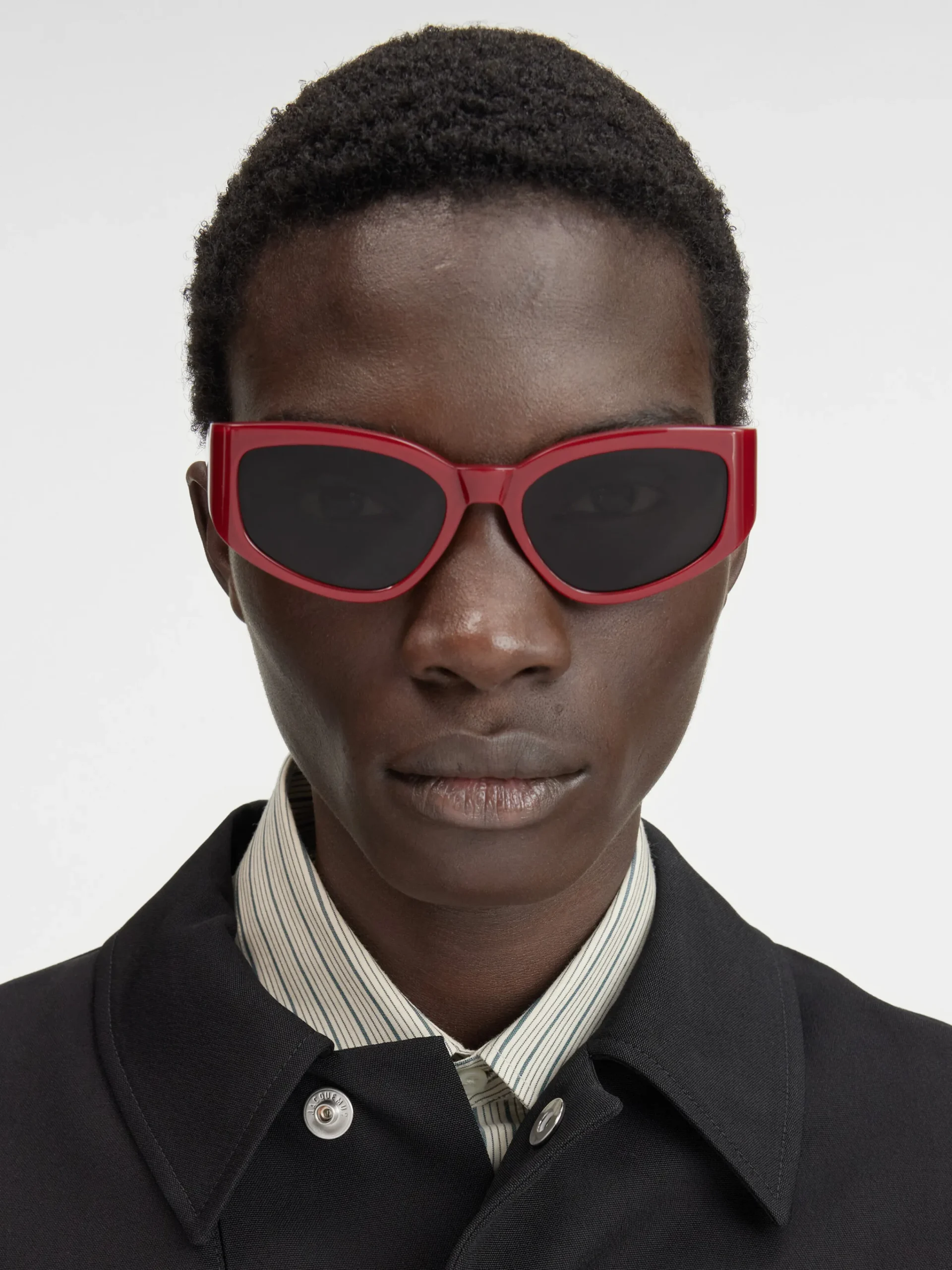 Discount Jacquemus De Gala zonnebril Burgundy