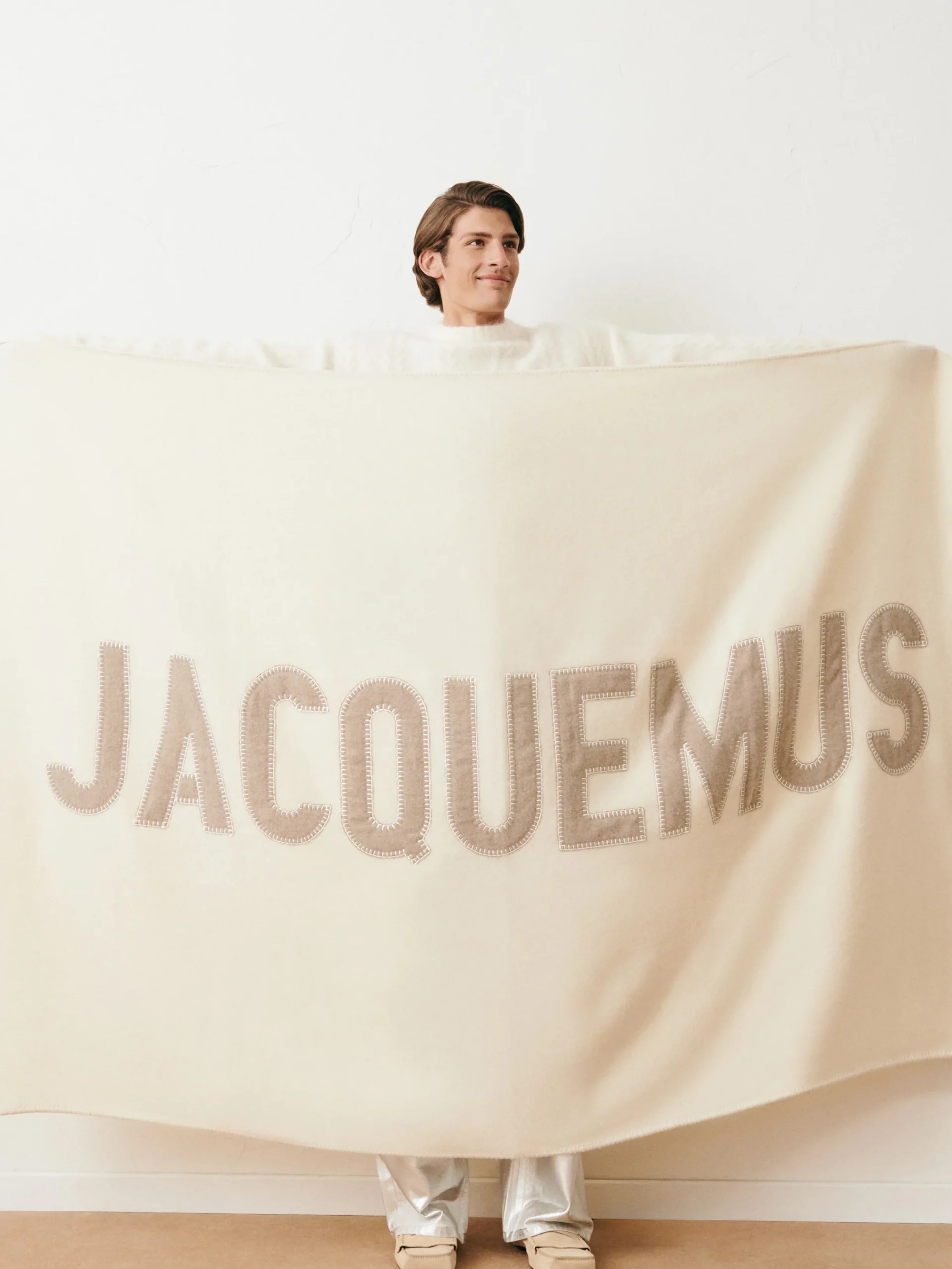 Best Jacquemus De geborduurde -plaid Off-White