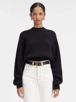 Hot Jacquemus De gebreide trui Black