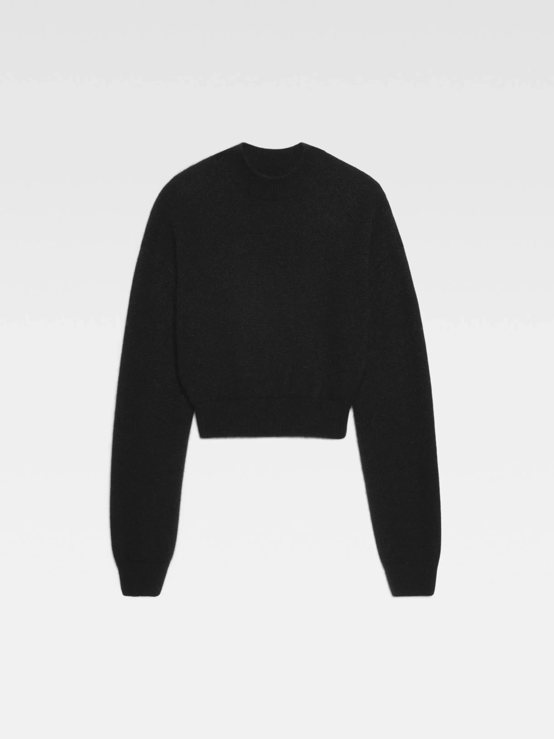Hot Jacquemus De gebreide trui Black
