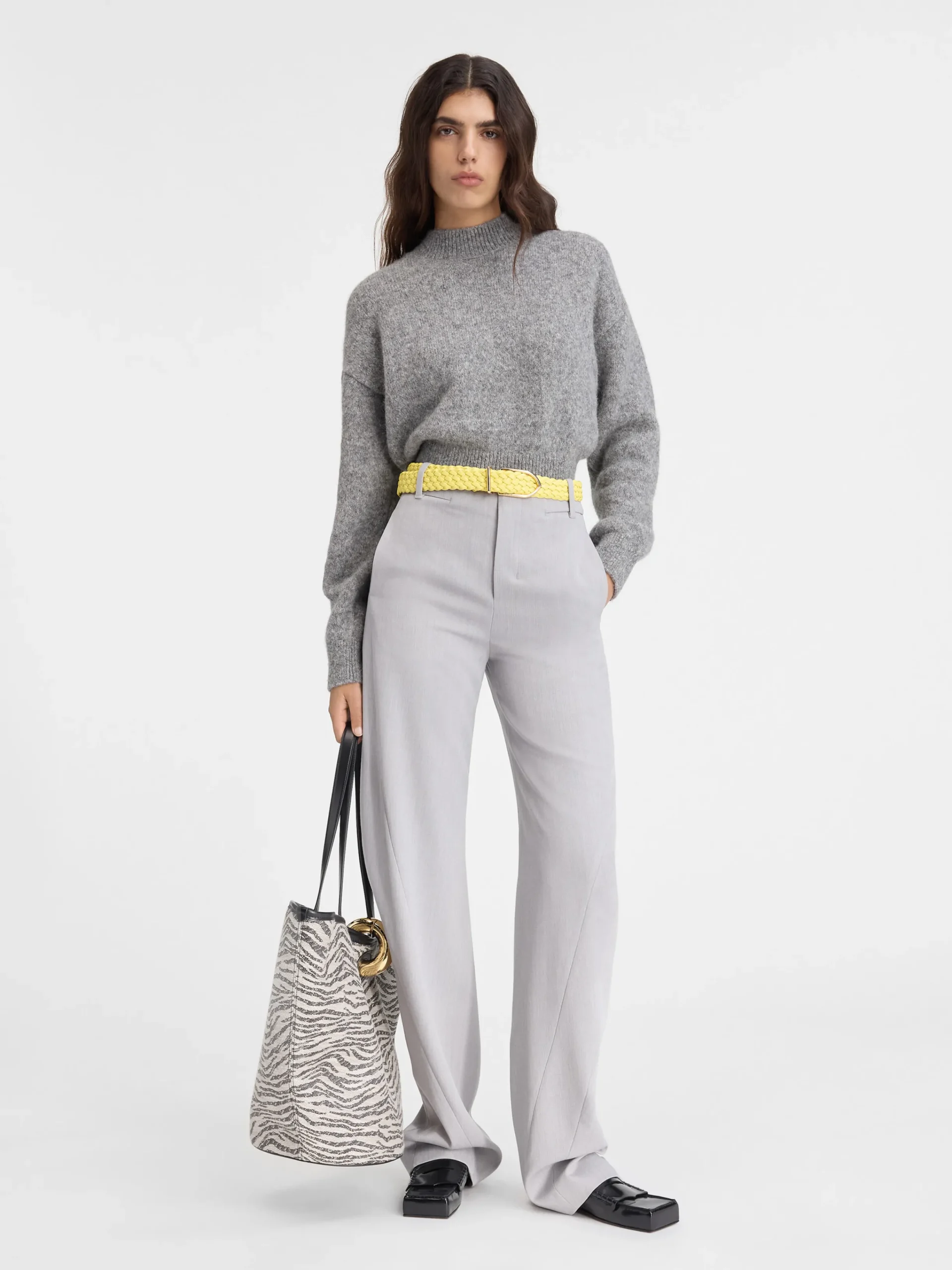 Clearance Jacquemus De gebreide trui Grey