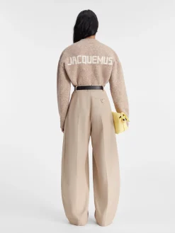 Sale Jacquemus De gebreide trui Beige