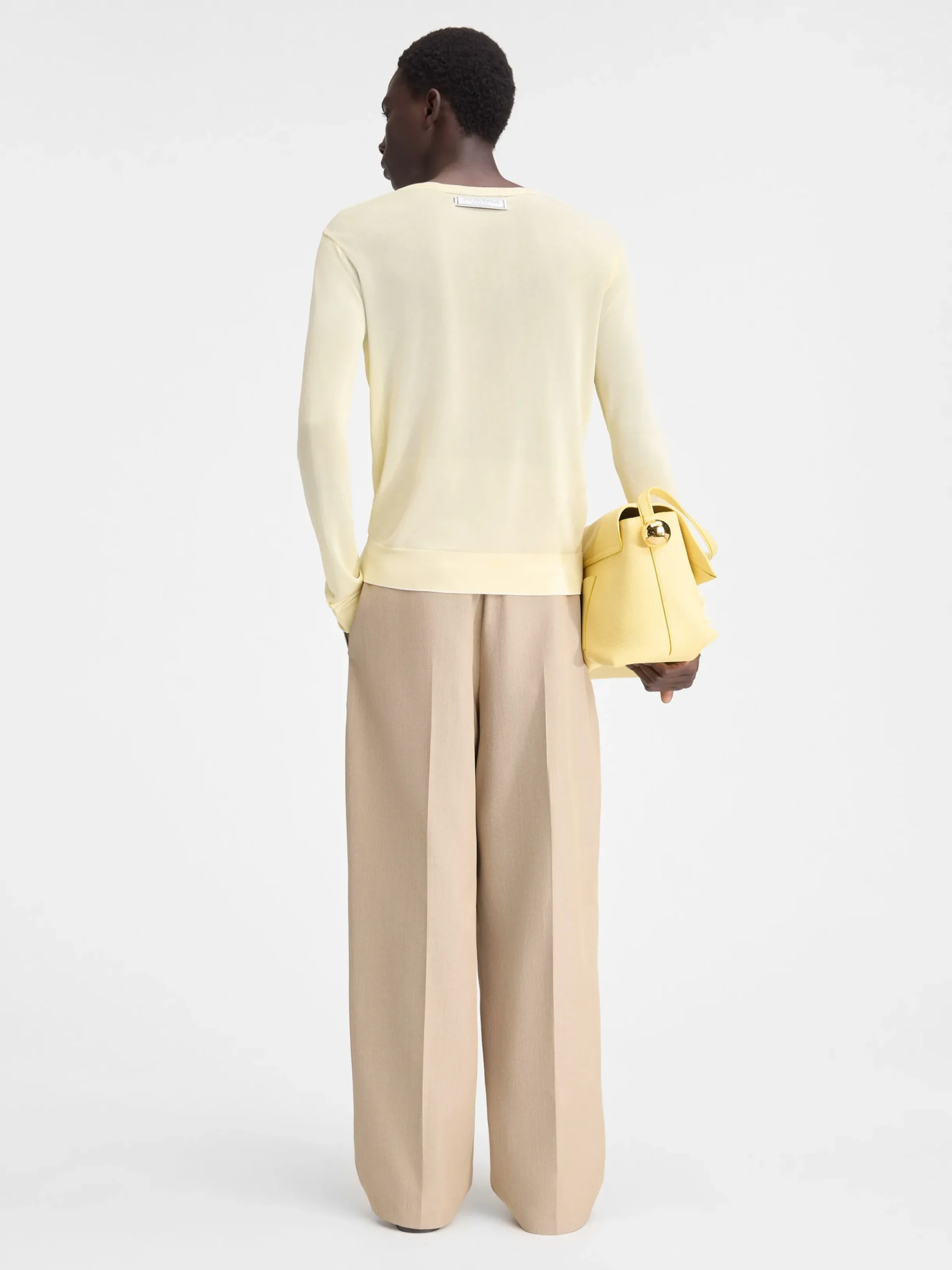 Best Jacquemus De gebreide Paseo LightYellow