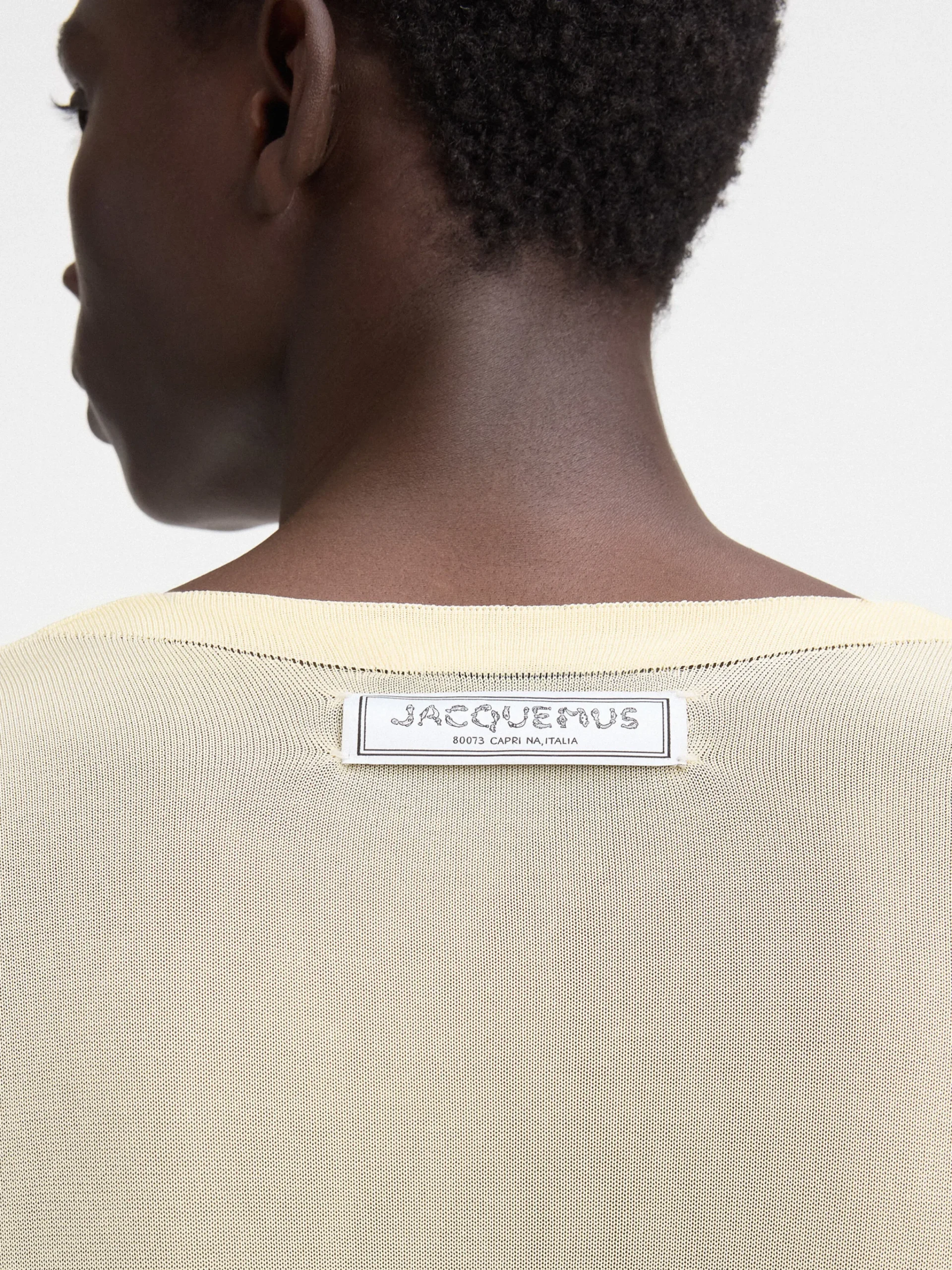 Best Jacquemus De gebreide Paseo LightYellow