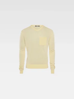 Best Jacquemus De gebreide Paseo LightYellow