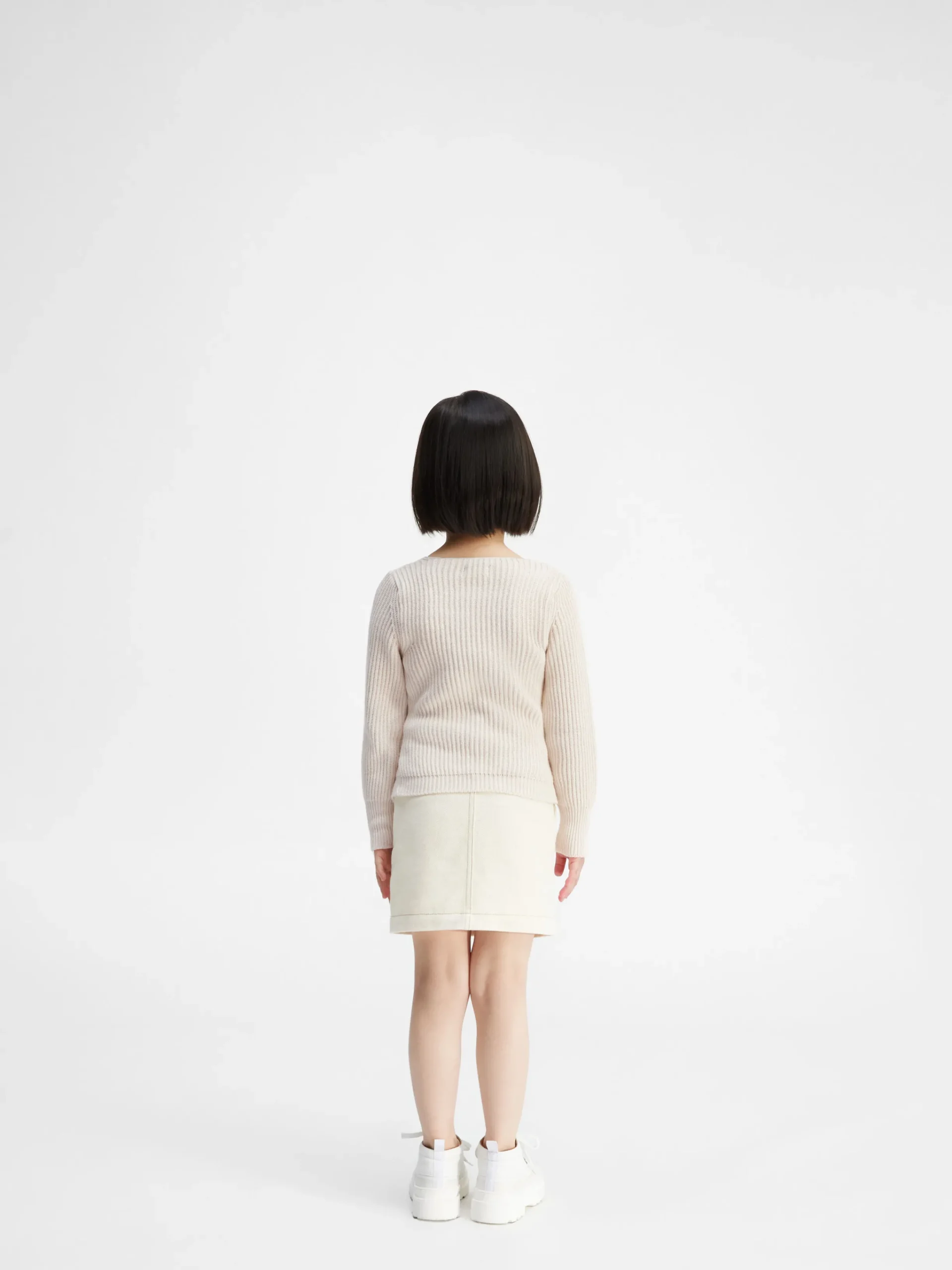 Discount Jacquemus De gebreide Pau voor kinderen Off-White