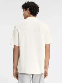 Best Jacquemus De gebreide polo Off-White