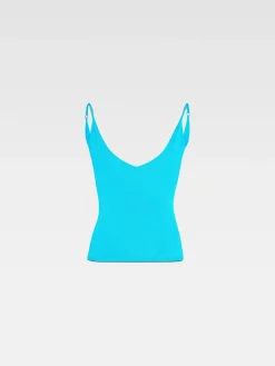 Hot Jacquemus De gebreide Spallina Turquoise