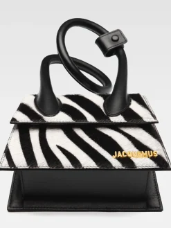 Online Jacquemus De geknoopte Chiquito Black&WhiteZebra