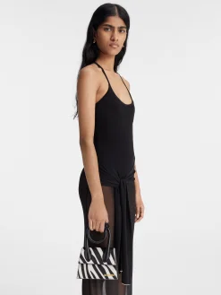 Online Jacquemus De geknoopte Chiquito Black&WhiteZebra