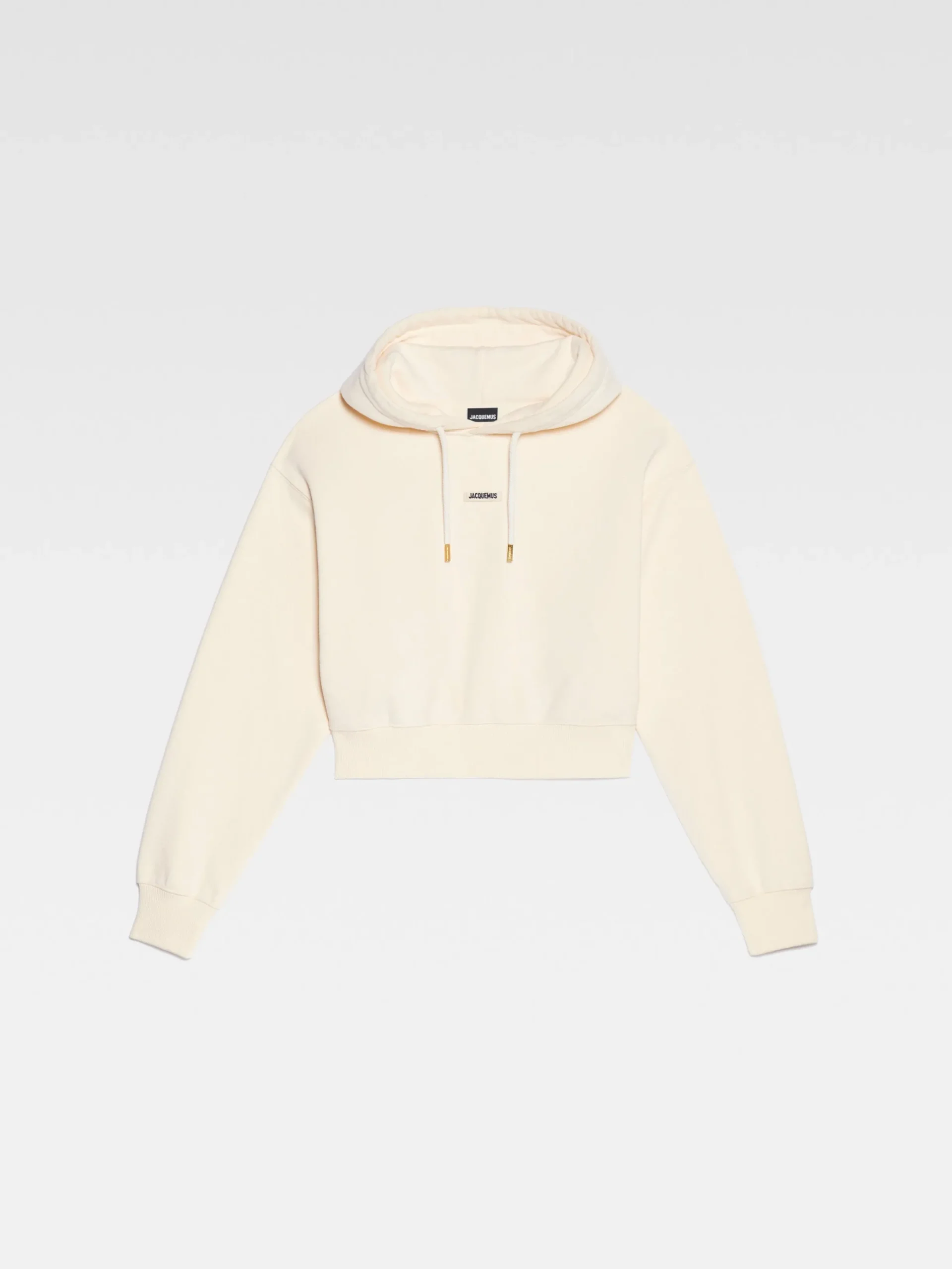 Sale Jacquemus De Gros Grain hoodie LightBeige
