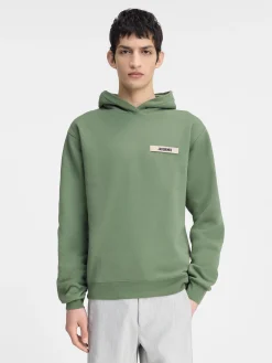 Online Jacquemus De Gros Grain hoodie LightGreen