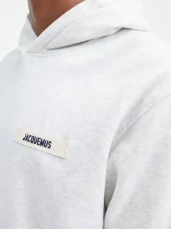 Outlet Jacquemus De Gros Grain hoodie Grey