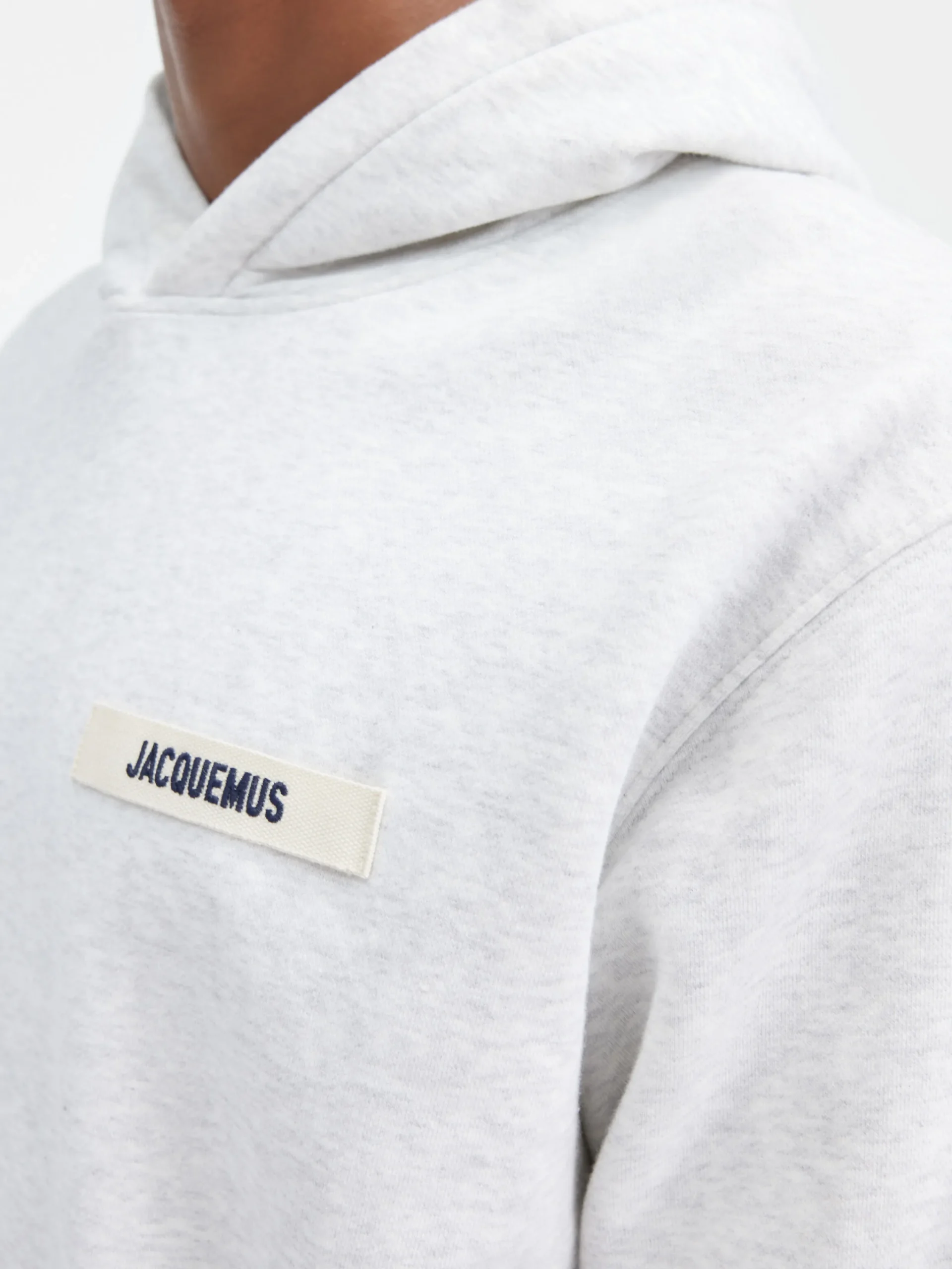 Outlet Jacquemus De Gros Grain hoodie Grey