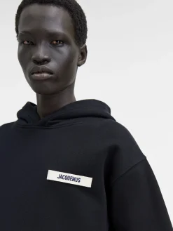 Online Jacquemus De Gros Grain hoodie Black