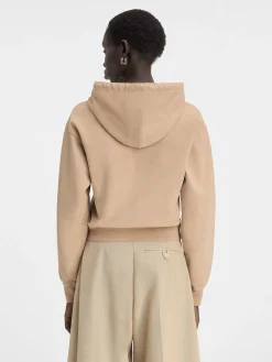 Fashion Jacquemus De Gros Grain hoodie Beige