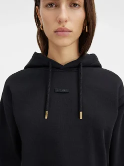 Fashion Jacquemus De Gros Grain hoodie Black
