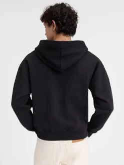 Sale Jacquemus De Gros Grain hoodie met rits Black