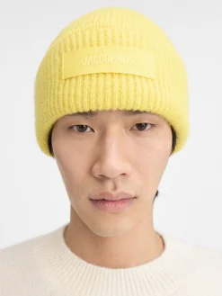 Online Jacquemus De Gros Grain muts Yellow