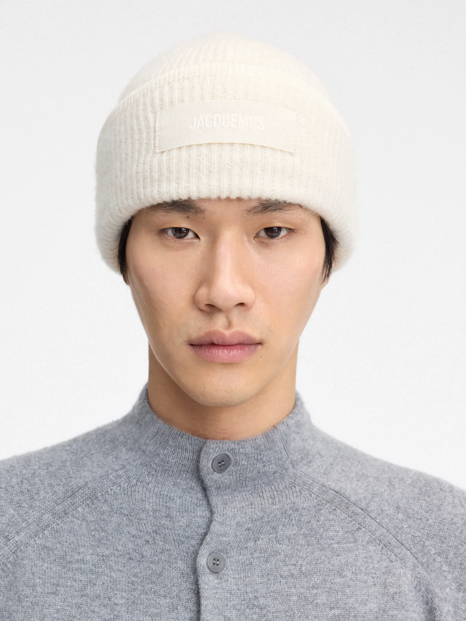 Online Jacquemus De Gros Grain muts Off-White