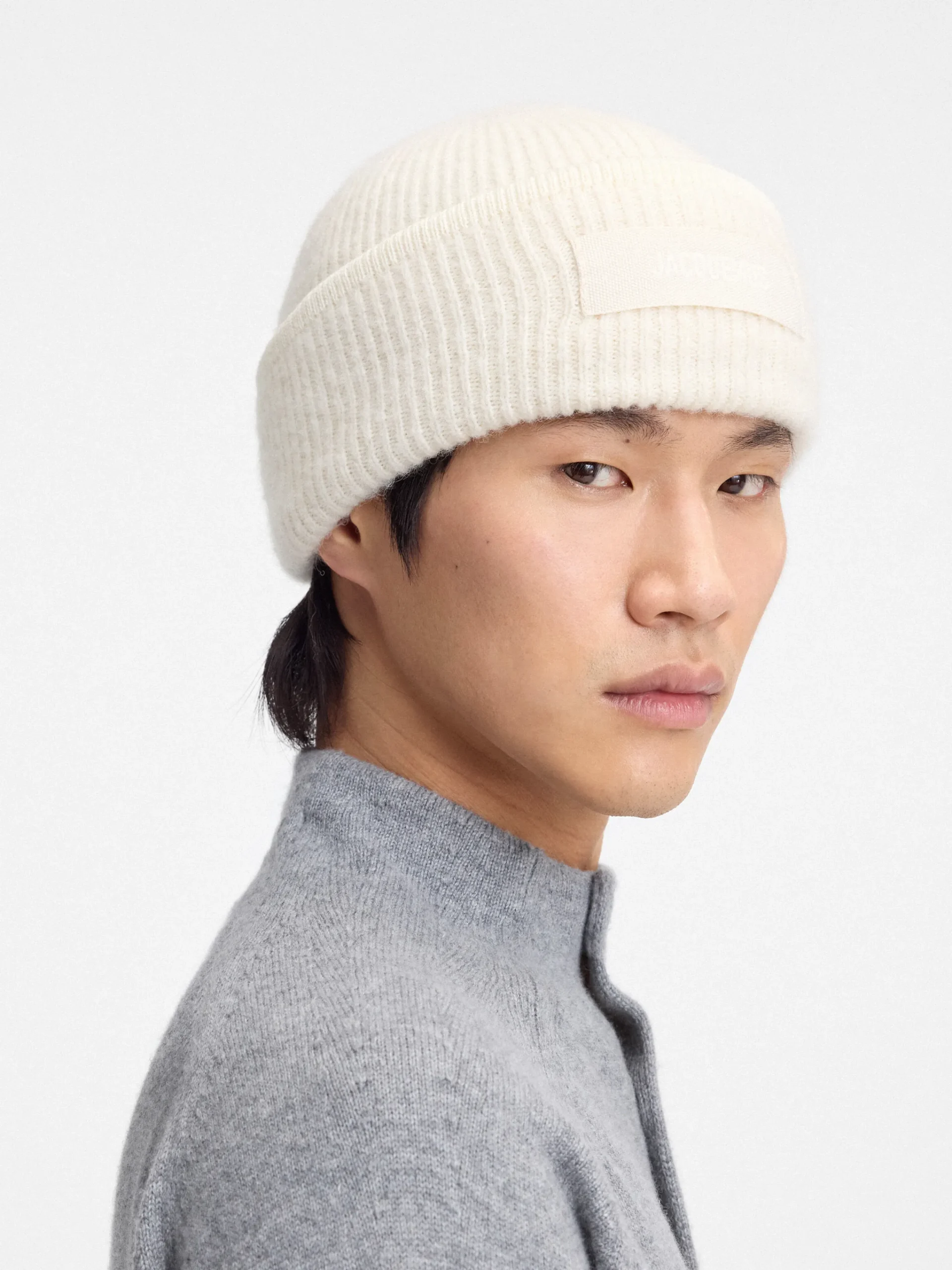 Online Jacquemus De Gros Grain muts Off-White