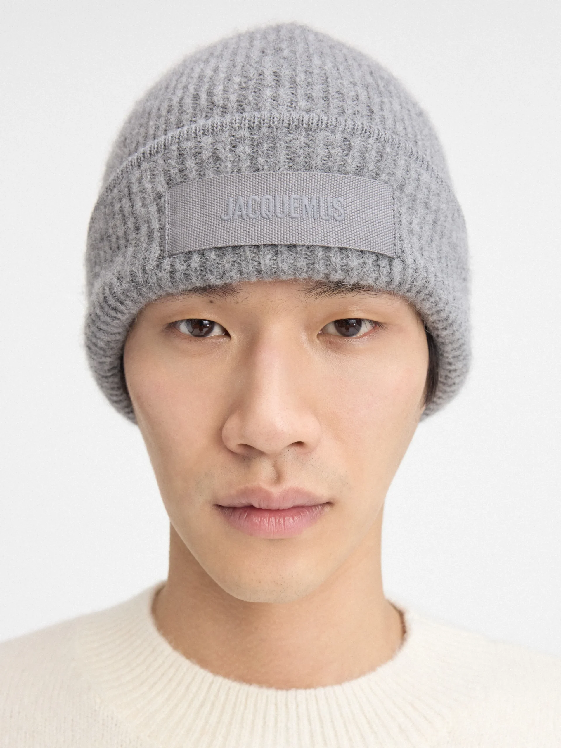 Discount Jacquemus De Gros Grain muts DarkGrey