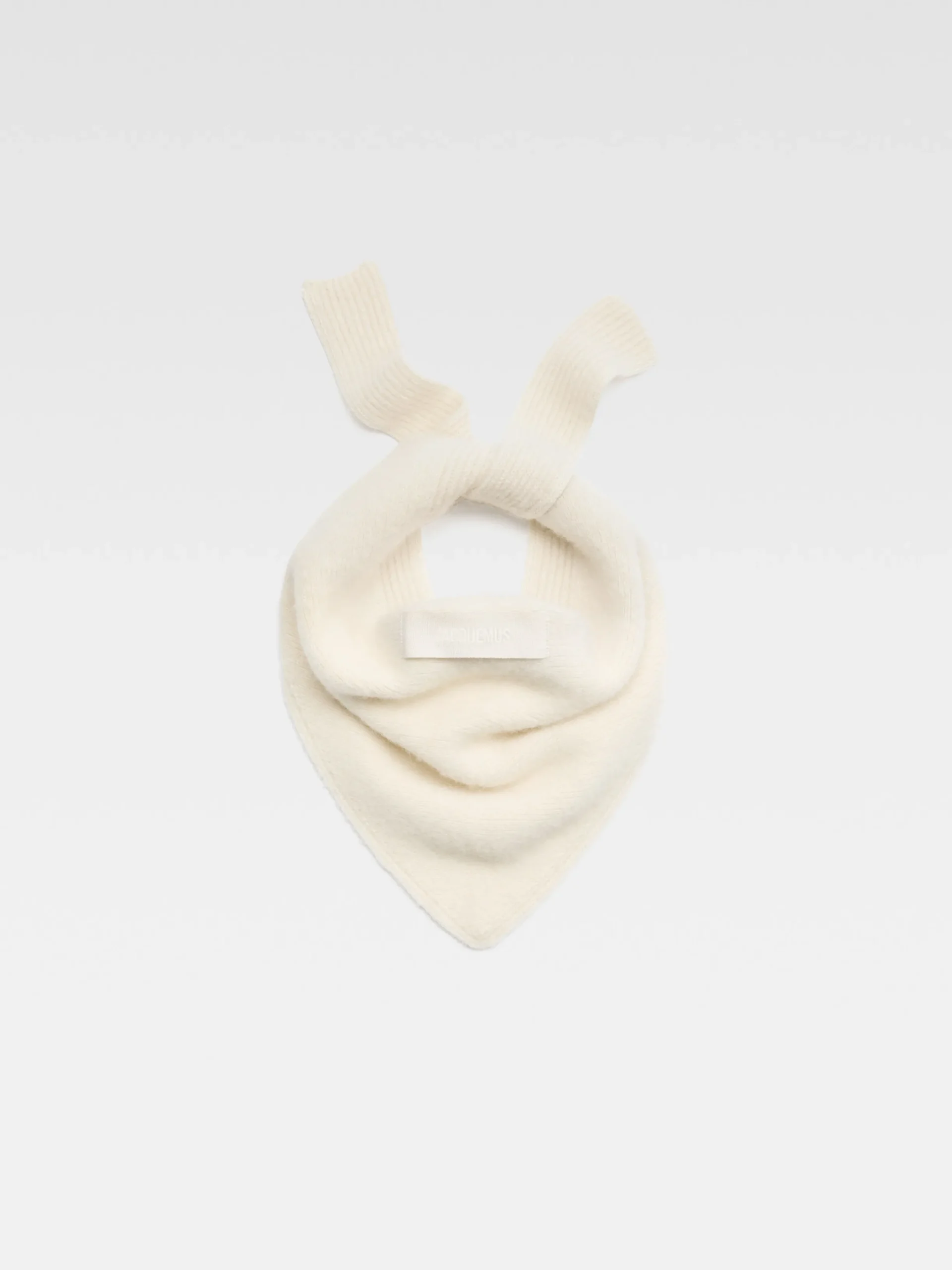 Outlet Jacquemus De Gros Grain sjaal Off-White