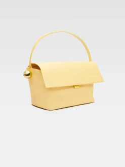 Best Jacquemus De grote Rond Carr&eacute; LightYellow