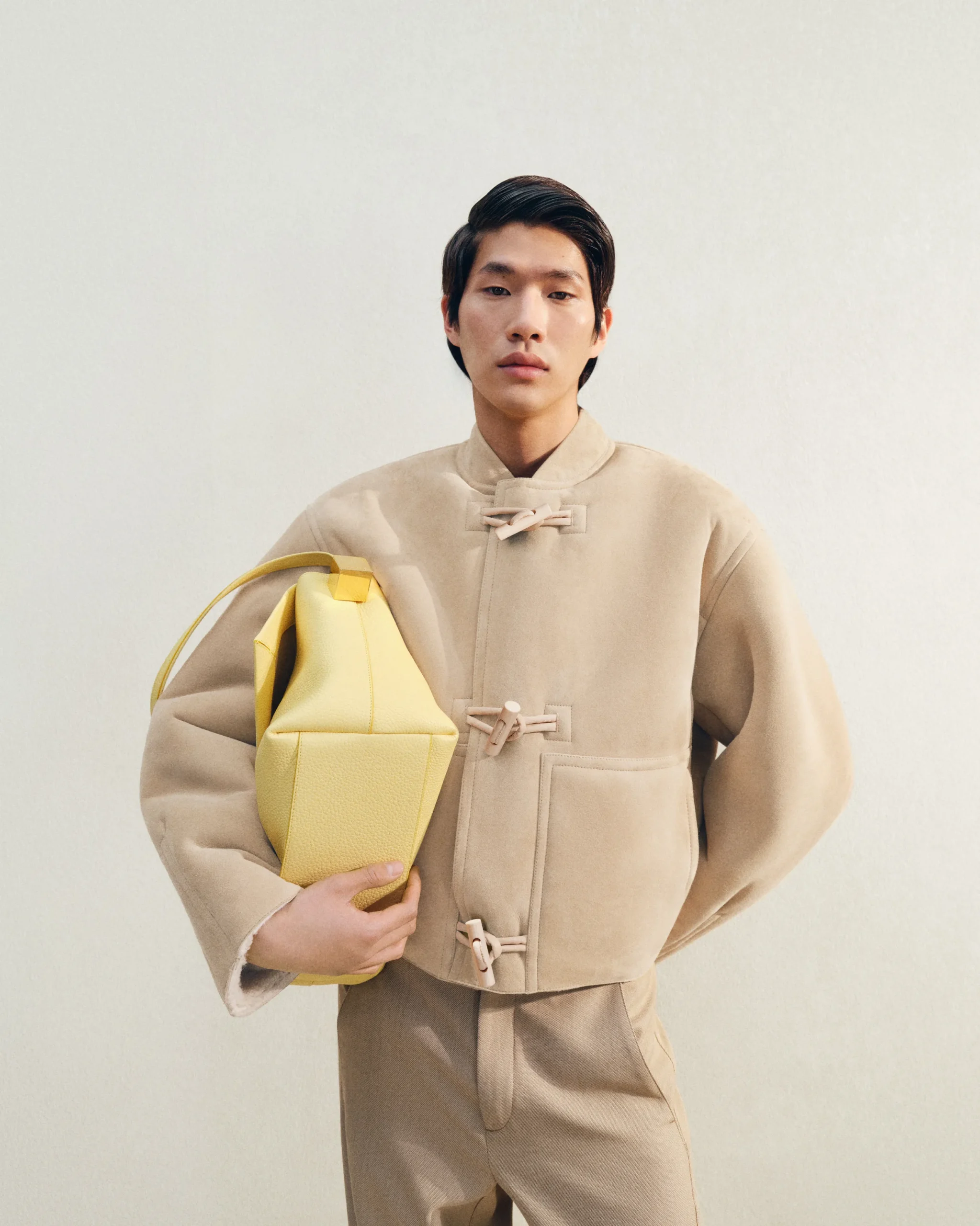 Best Jacquemus De grote Rond Carré LightYellow