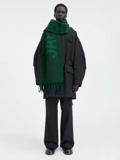 Clearance Jacquemus De sjaal DarkGreen