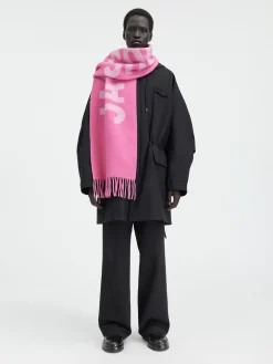 Outlet Jacquemus De sjaal Multi-Pink