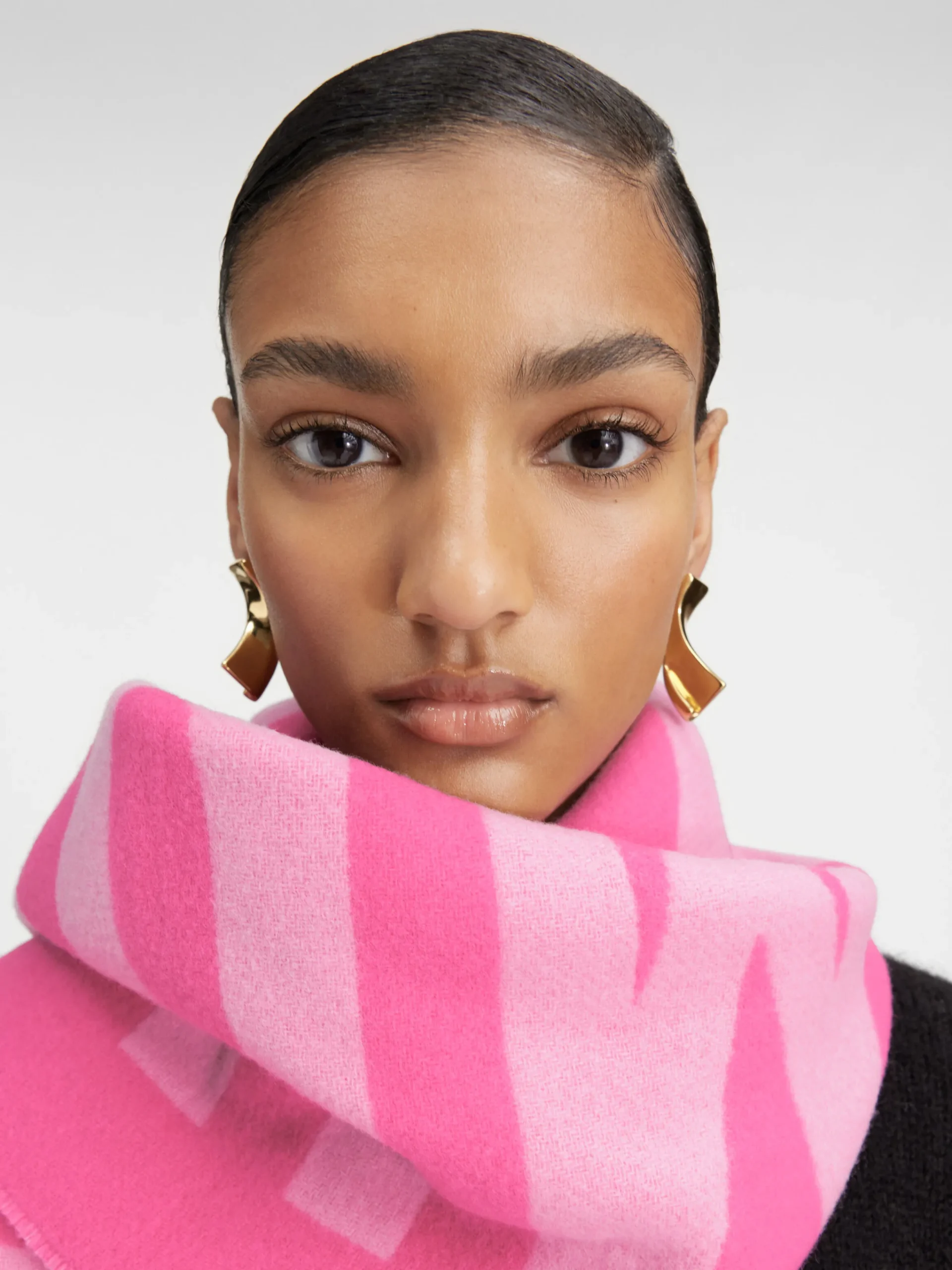 Outlet Jacquemus De sjaal Multi-Pink