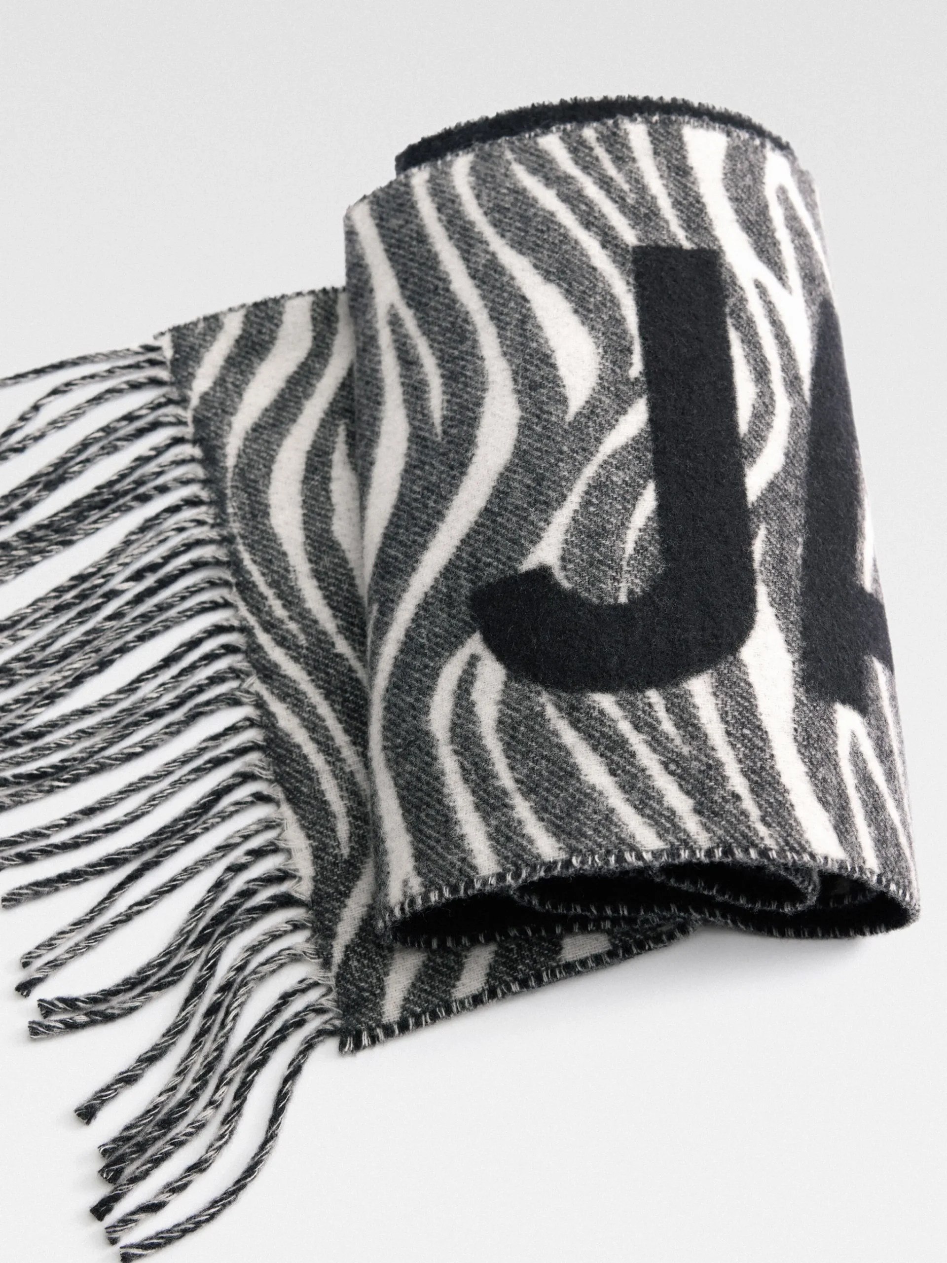 Hot Jacquemus De sjaal Black&WhiteZebra
