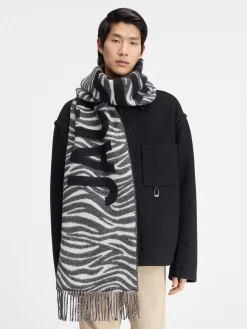 Hot Jacquemus De sjaal Black&WhiteZebra