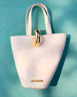 Outlet Jacquemus De kleine Bambola LightIvory