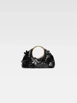 Hot Jacquemus De kleine geborduurde Calino Black