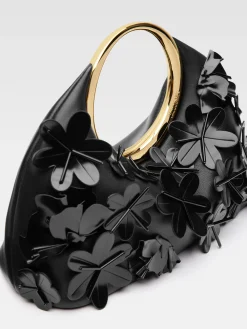 Hot Jacquemus De kleine geborduurde Calino Black