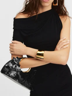 Hot Jacquemus De kleine geborduurde Calino Black