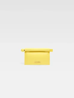 Discount Jacquemus De kleine Rond Carr&eacute; clutch Yellow