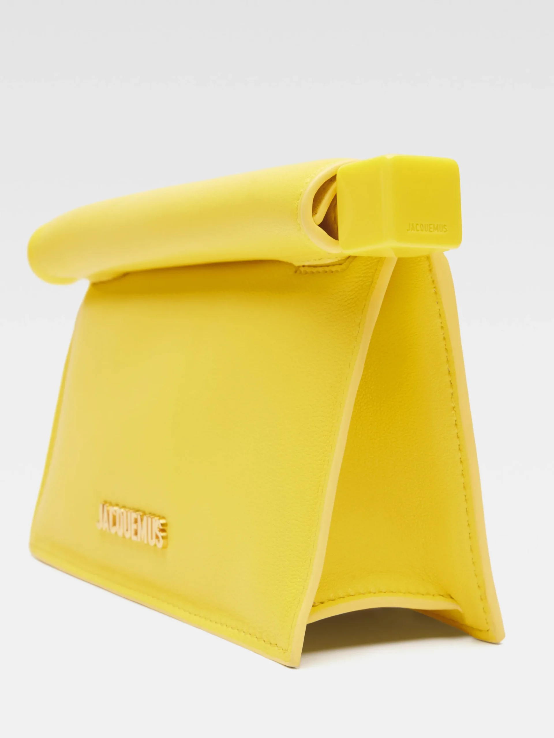 Discount Jacquemus De kleine Rond Carré clutch Yellow
