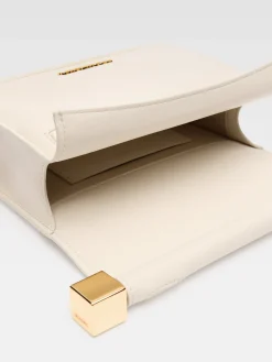 New Jacquemus De kleine Rond Carr&eacute; clutch LightIvory