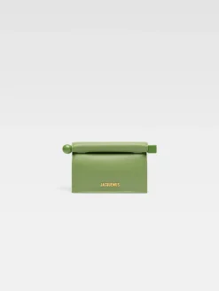 Best Jacquemus De kleine Rond Carr&eacute; clutch Green