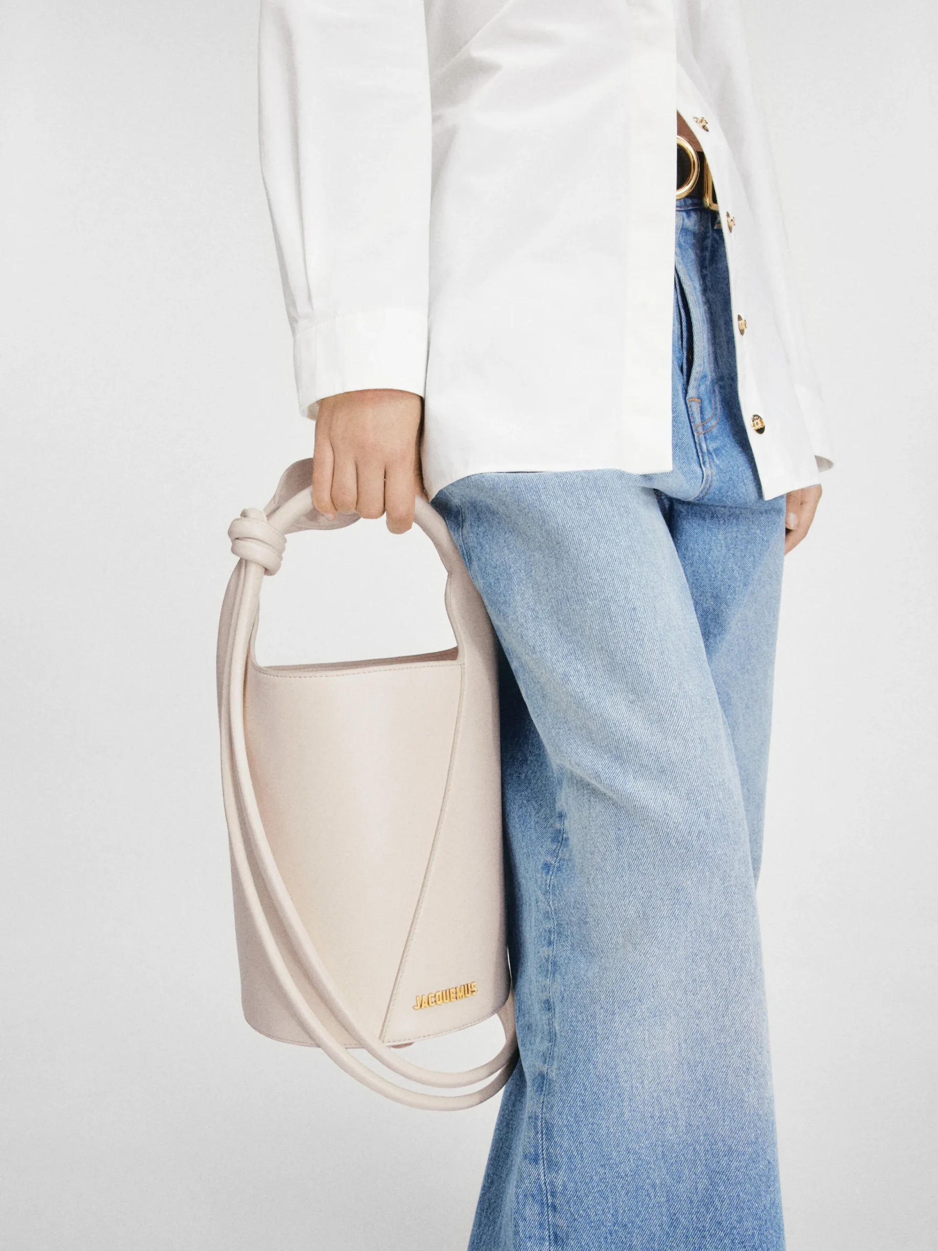 Sale Jacquemus De kleine Tourni LightIvory