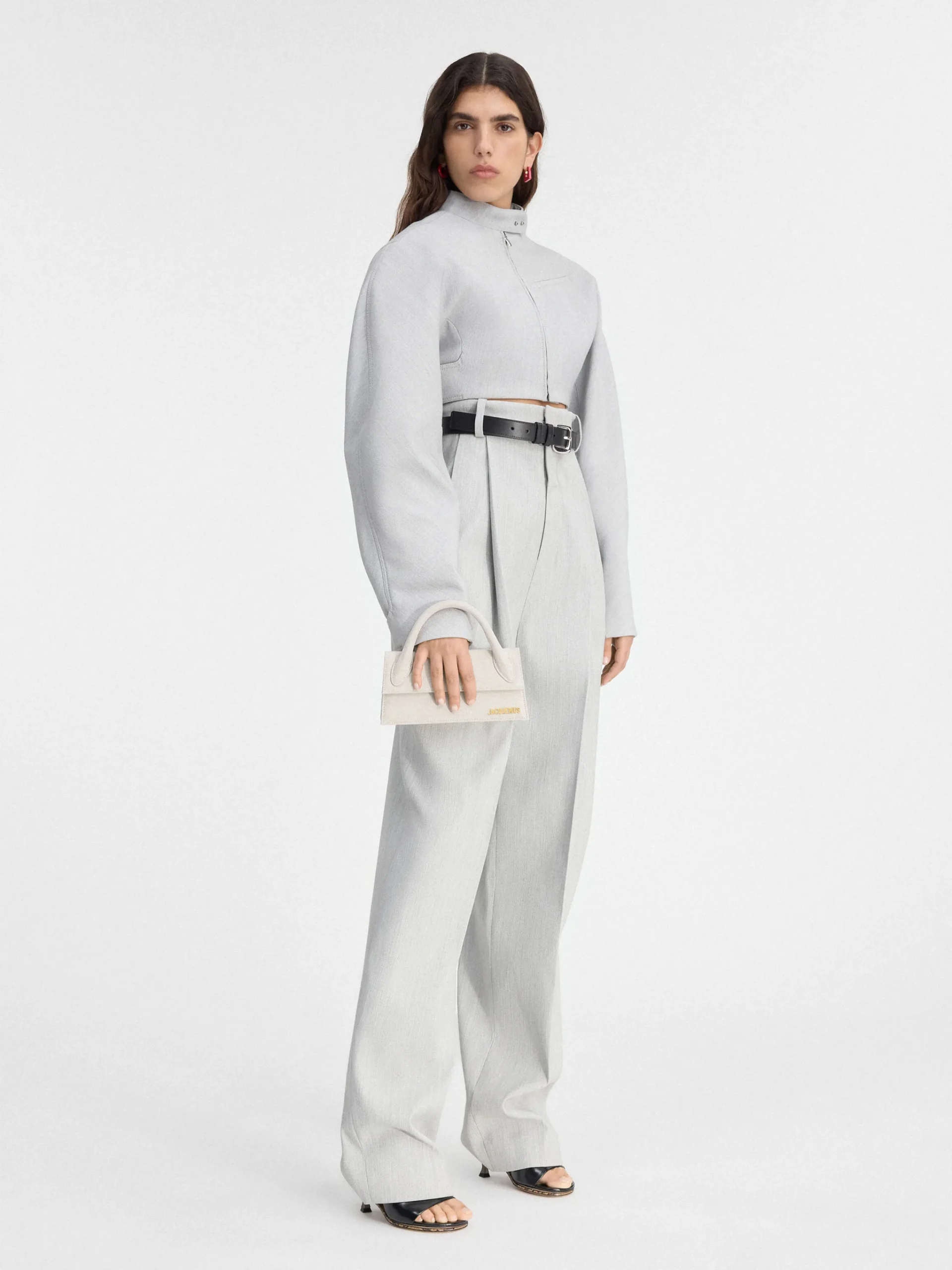 Sale Jacquemus De lange Chiquito LightGreige