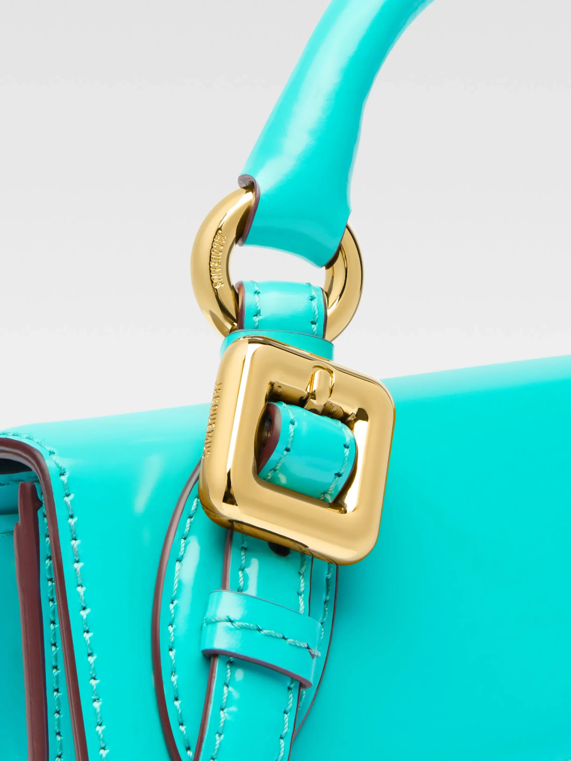 Outlet Jacquemus De lange Chiquito met gesp Turquoise